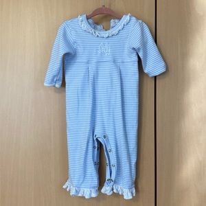 Romper Blue & White 6/9 months